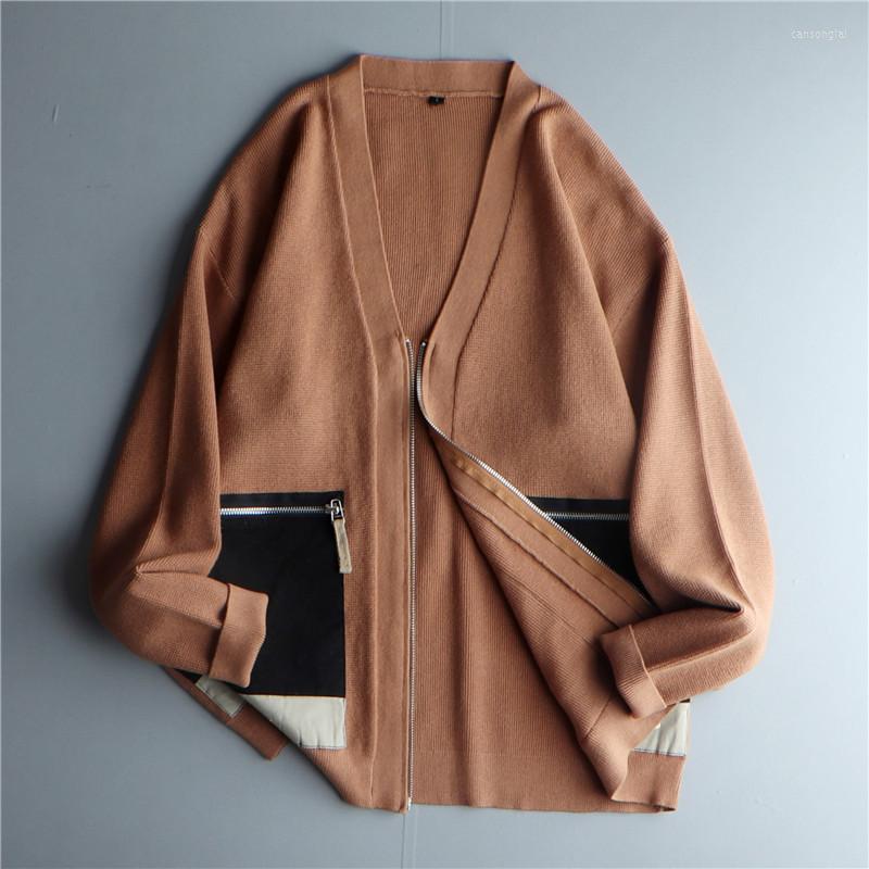 

Men's Sweaters Vb1372 Fashion Men's 2022 Runway Luxury European Design Party Style Clothing, Black