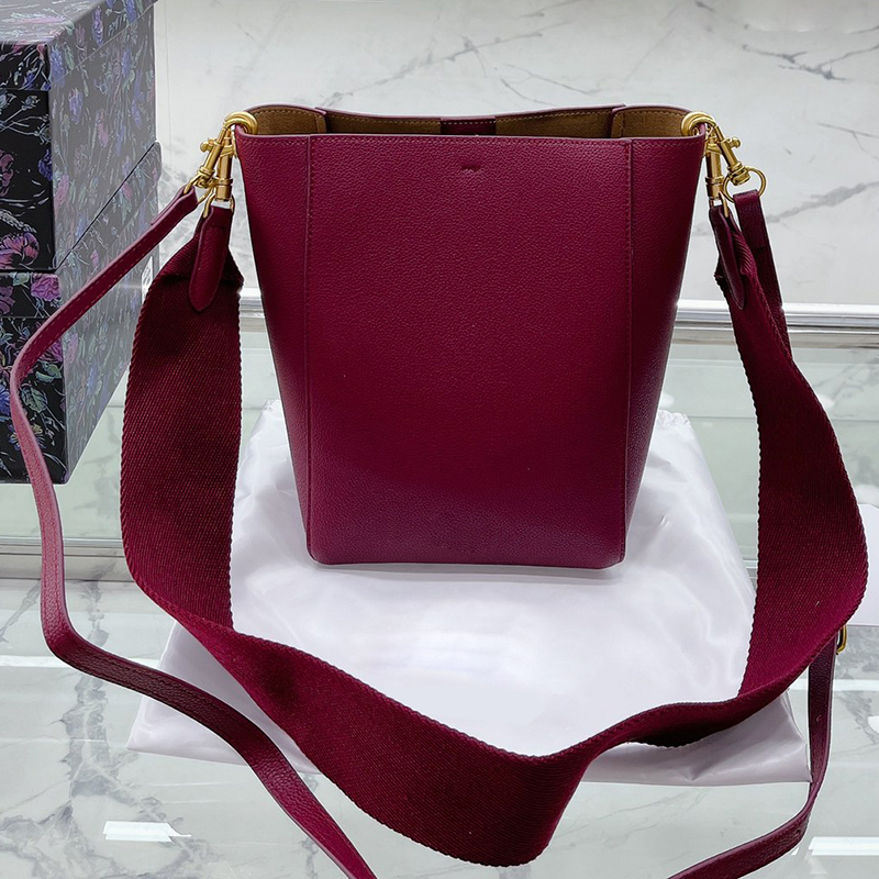 

Sangle bag Crossbody bags Shoulder handbag womens fashion genuine leather Mini Bag removable shoulders strap Classic Retro wholesale Bucket wallets 189303AH4, Cream