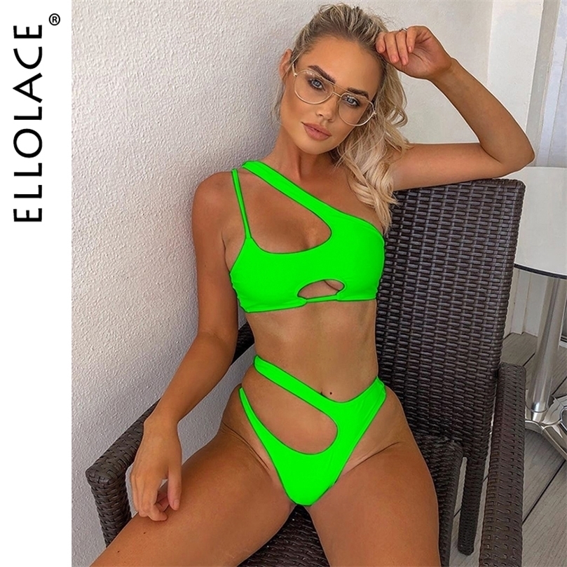 

Other Panties Ellolace Sexy Neon Bikini Swimsuit Women Hollow Out Push Up Bikini Set Female Swimwear Monokini Bathing Suit Summer Beach Wear 221010, White