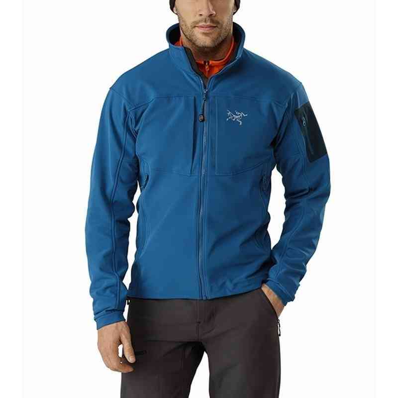 

DHL Canada Brand Jackets Designer Arcterys Coats Soft Shell Garment Gamma Mx Men's Warm Windproof Stand Collar Fleece Thick Jacket 19276, Black