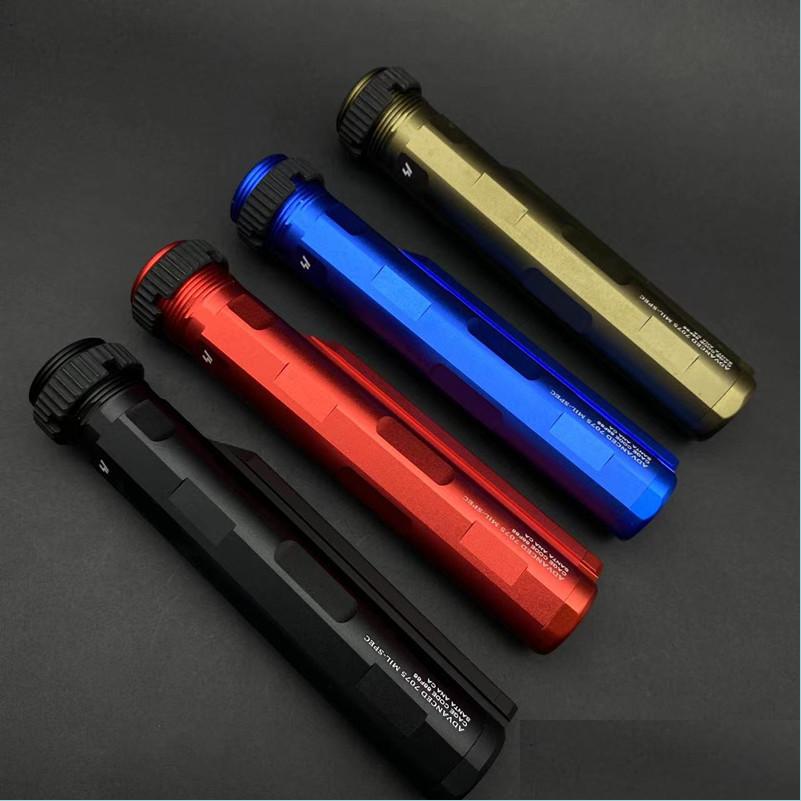 

Tactical Accessories Buffer Barrel Stock Pipe For Ar Enhanced Nut 6 Position Cnc Metal M4 M16 Ar15 Shooting Aeg Kit Combo Adapter Bla Dh047
