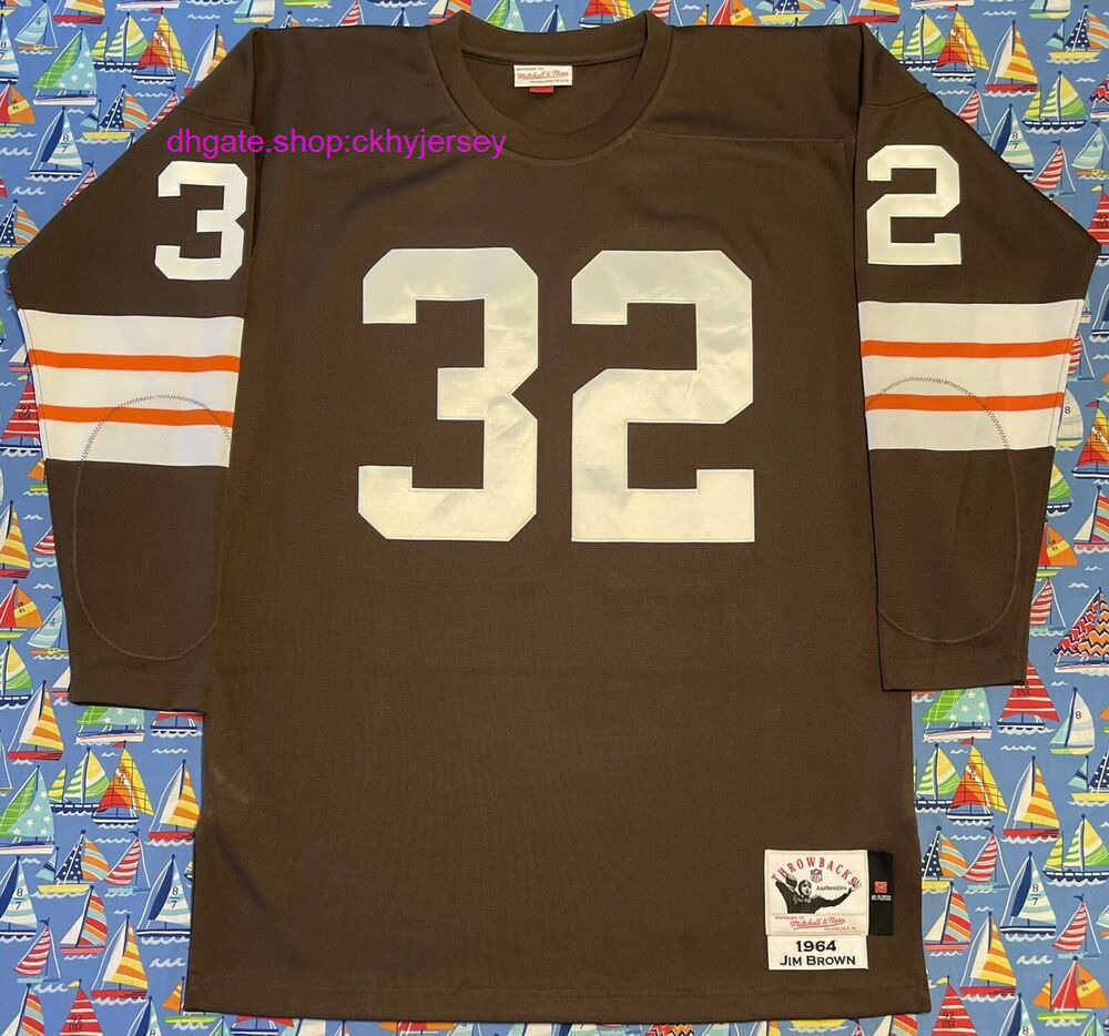 

New Jerseys Mitchell Cheap Authentic & Ness Jim Brown Football Jersey Mens Kids Stitched Throwback Jerseys, Same as picture