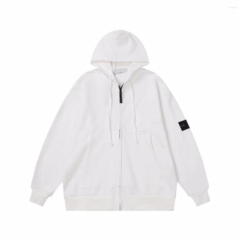 

Men's Hoodies Spring Autumn Men's Zipper Sweatshirt Solid Color Men Fashion Streetwear Casual Clothing Trend Long Sleeve, Black