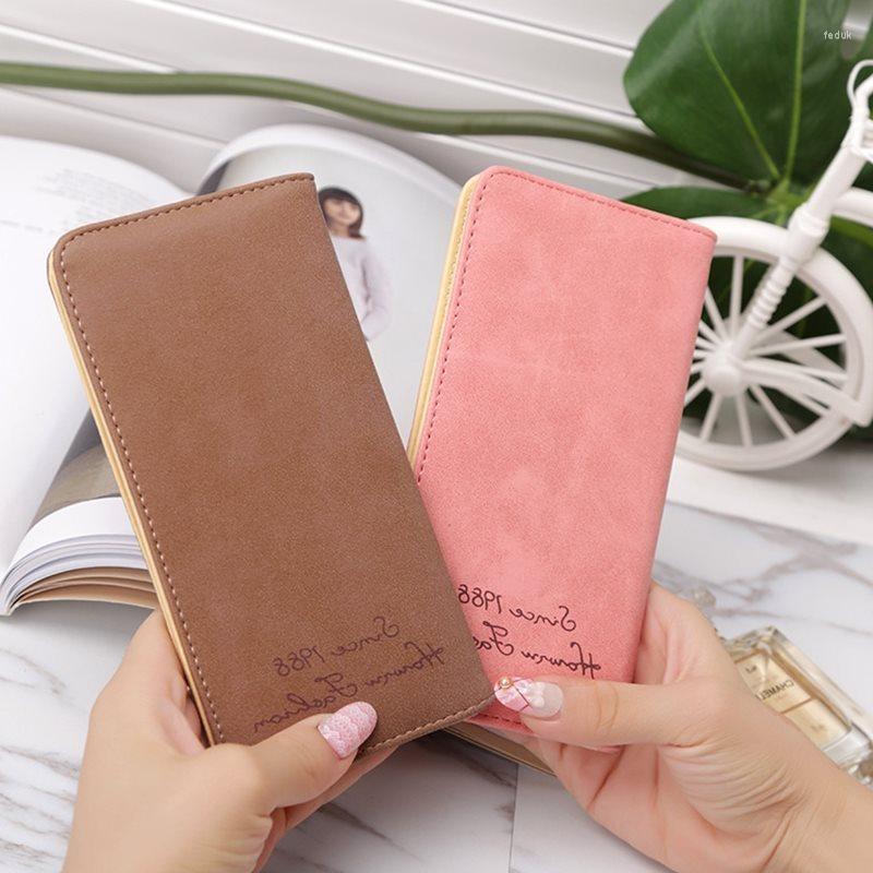 

Wallets Women Fashion Leather Hasp Female Long Coin Purse Cards Holder Clutch Money Bag For Luxury