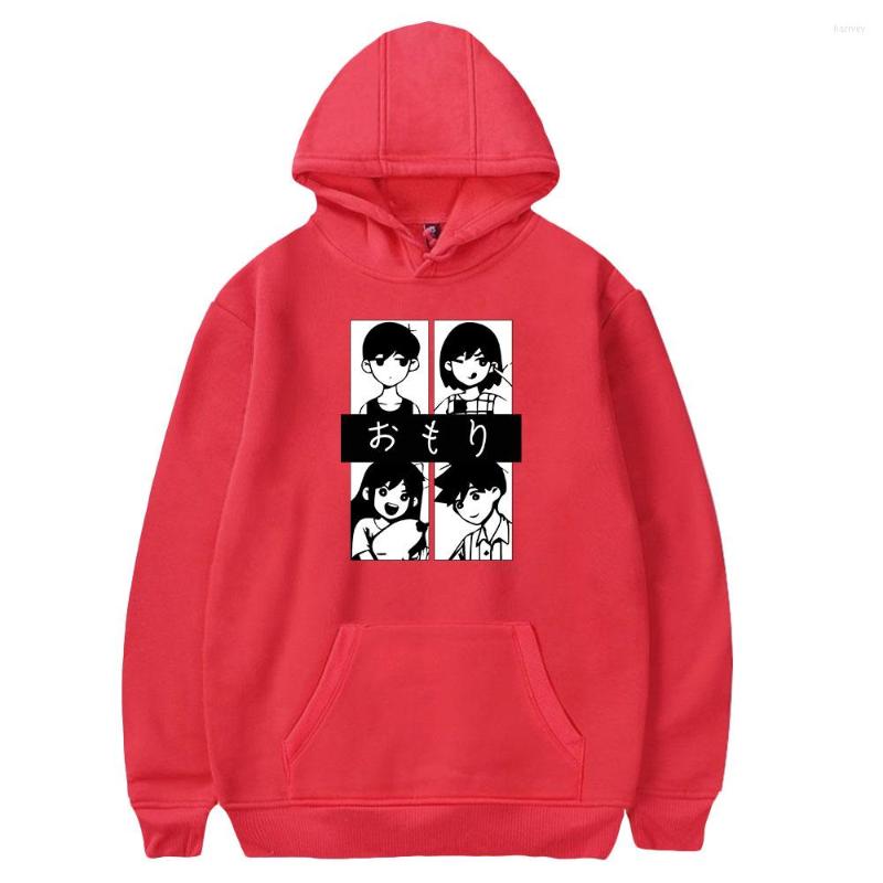

Men's Hoodies Omori Hoodie Men Women's Sweatshirts Oversized Harajuku Sweatshirt Wtreetwear Hip Hop Hoodied Game Hoody, White