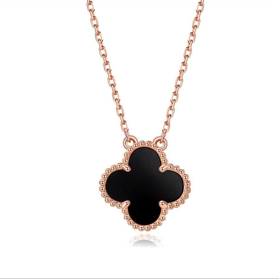Colliers pour femmes, pendentif de mode classique, élégant, médaillon trèfle à 4/quatre feuilles, chaînes ras du cou de haute qualité, bijoux de