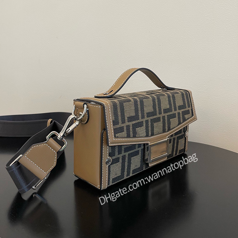 

5A Designer Top custom luxury brand bag Channel 2022 Handbag Leather leather cowhide chain Slant shoulder lulu belt bumbag cleo, Khaki