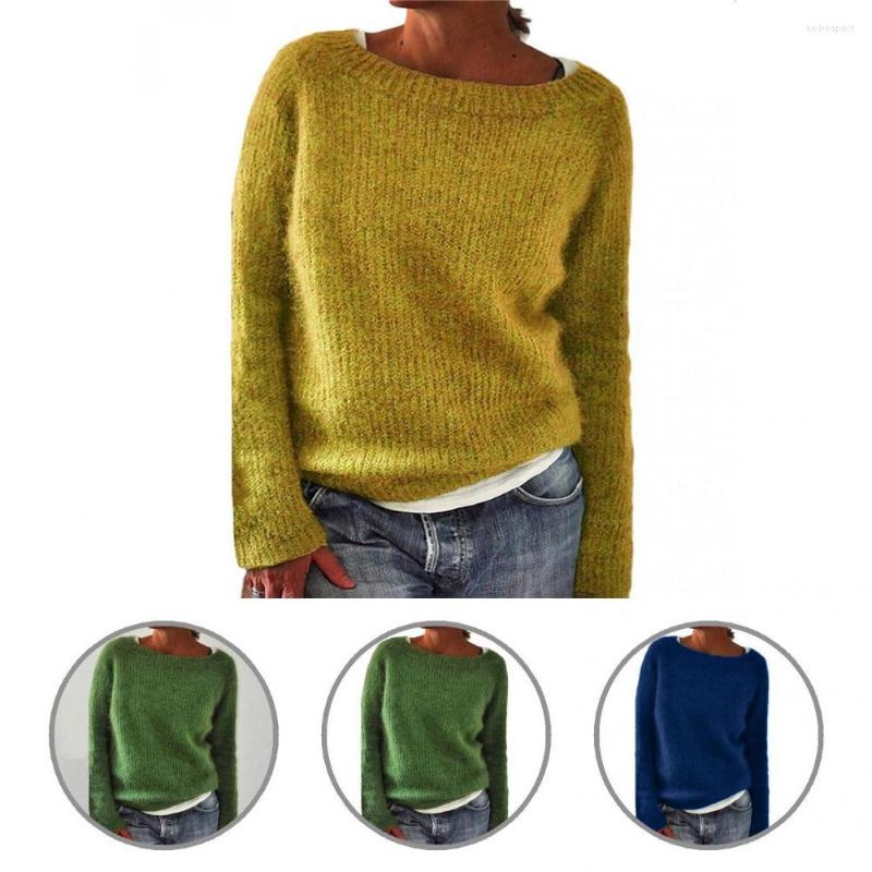 

Women's Sweaters Outwear Stylish Winter Pullover Knitted Clothes All-matched Women Sweater High Elasticity For Leisure, Green