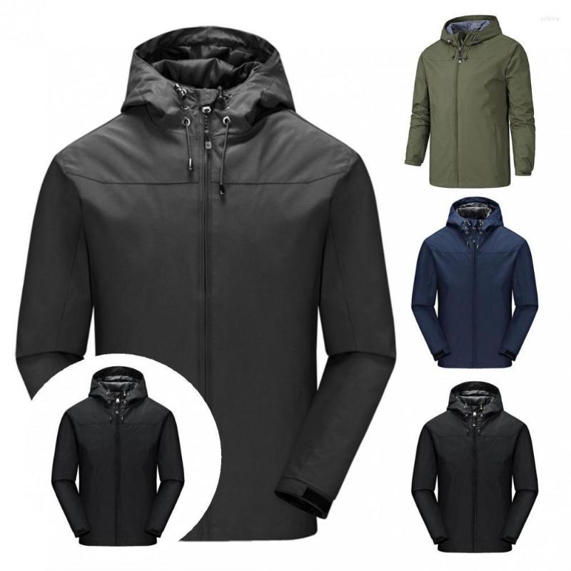 

Men's Down Rain Jacket Casual Watertight All Match Breathable High Quality Sport Wide Application Men, Blue
