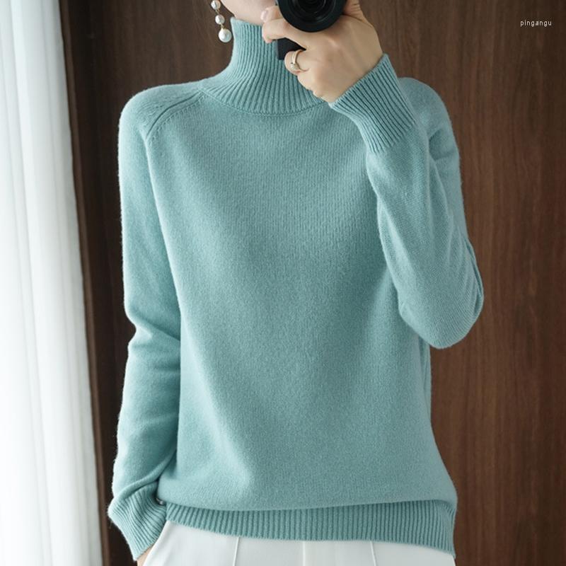

Women' Sweaters Warm Sweater Women Turtleneck 2022 Winter White Women' Ladies Cashmere Pullover Female