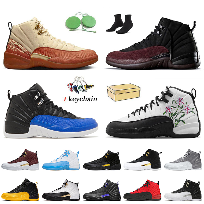 

A Ma Maniere 12s Jumpman 12 Basketball Shoes Eastside Golf Floral Hyper Royal Black Taxi Playoffs Stealth Twist Retro Dark Concord Mens Trainers Jordn Sneakers, B48 utility 40-47