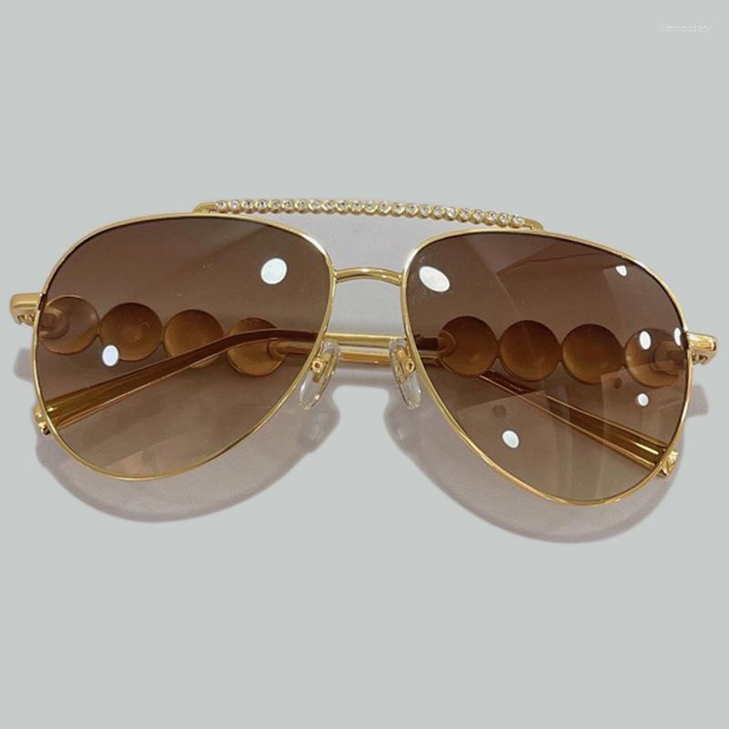 

Sunglasses Pilot Retro Fashion Women Luxury Vintage Brand Sun Glasses Alloy Gradient UV400 Feminino