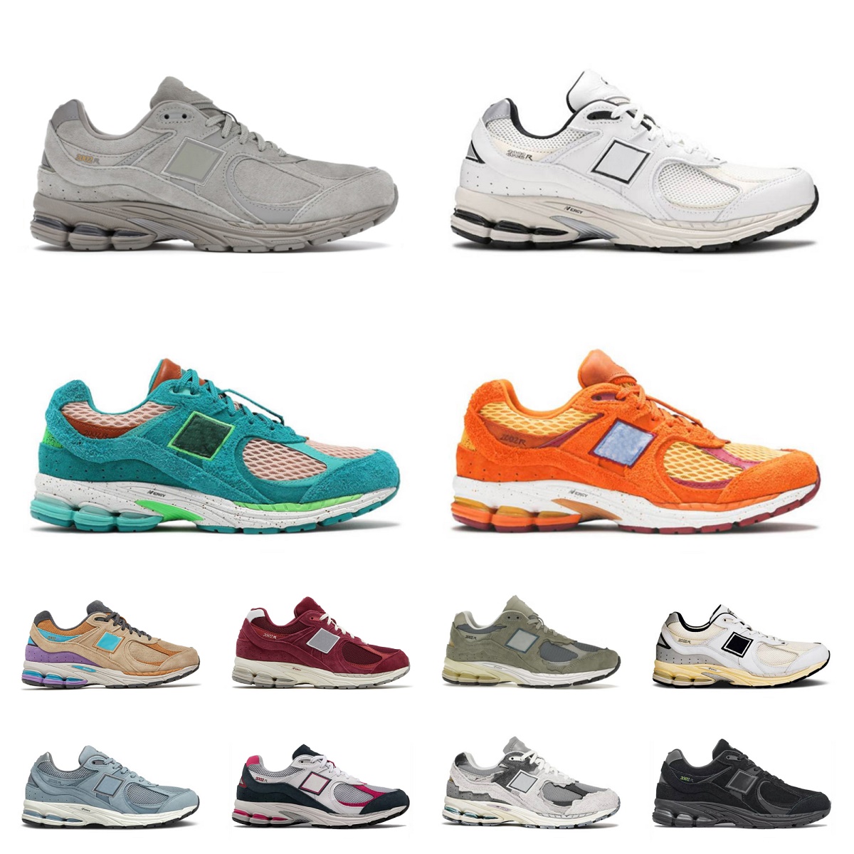 

2002R B2002R Athletic Mens Women Luxury Casual Shoes Triple S Black White Protection Pack Pink Rain Cloud Phantom Sea Salt Sail Designer Bowling OG Sneakers, Bubble package bag