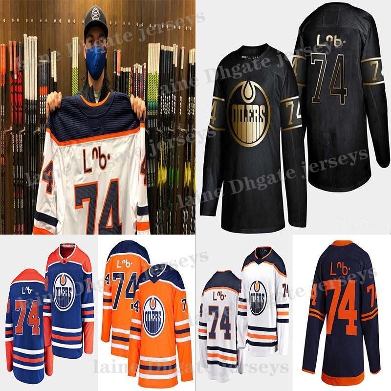 

College wear Hockey 2020 Edmonton Oilers jerseys 74 Ethan Bear Lnb honours First Nations heritage with Cree nameplate Jersey Stitched Hockey, Orange