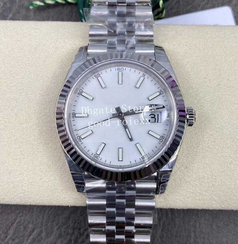 

41mm Watch Mens Blue Gray Silver Automatic Cal 3235 Watches White Black 904L Steel Jubilee Bracelet Men 126334 Rhodium VSF Platinum Smooth