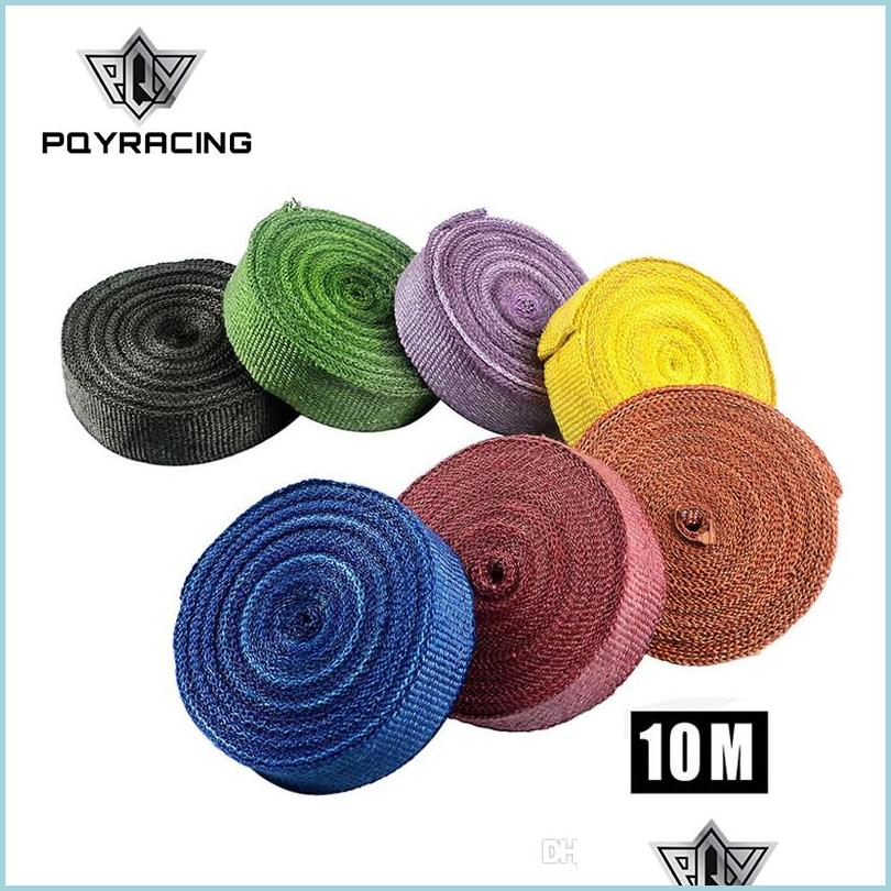 

Heat Shields Pqy Racing - 2" X10Meter Thermal Wrap Exhaust Insating Warp Header Warp Exhaust Pipe Warpand 4 Pcs Ties Pqy1810 Drop De Dhsck