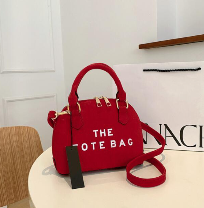 

PU Leather Shell Bag Simple Letters Shoulder Crossbody Women's Bags Autumn and Winter Lady Luxury Designer Purses and Handbag, As pic