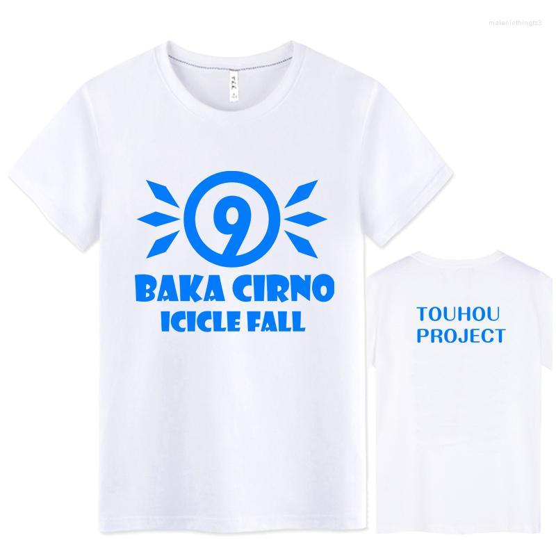 

Men' T Shirts Unisex TouHou Project Cirno 9 Cotton Tees T-Shirt Tee Remilia Flandre Loose Shirt