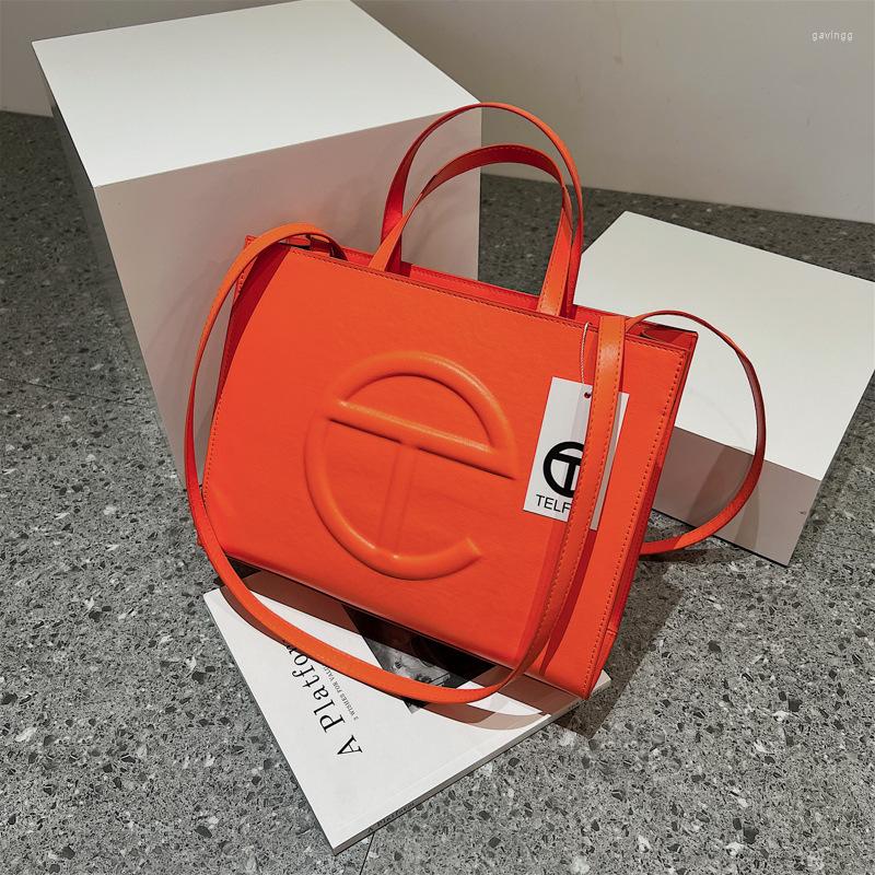 

Shoulder Bags Messenger Bag Simple Shopping Texture Handbag Women's Candy Color Single Diagonal Tote, Yellow