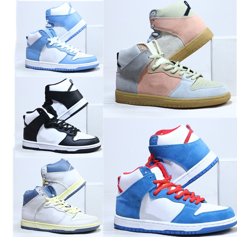 

High Photo Blue Basketball Shoes Doraemon Sneakers Lovers Money Casual Shoes White Upper Comfortable Breathable, 3-
