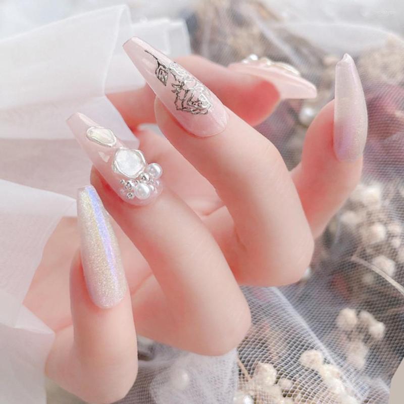 

Nail Art Decorations 1 Box Beautiful Natural Abalone Shell Pieces Flakes Lightweight DIY Manicure Tools