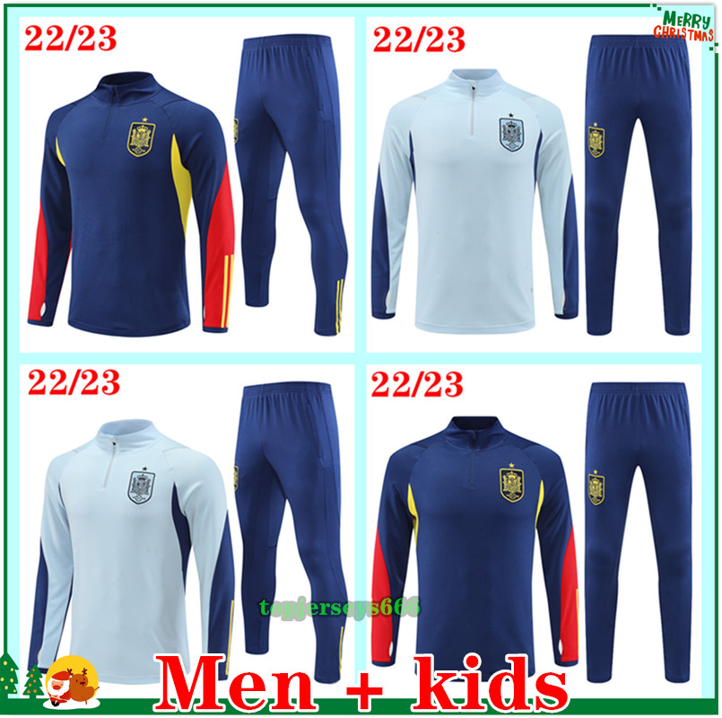 

2022 2023 spain soccer tracksuit football training suit jersey shirt 22 23 MORATA GAVI Mens and kids football kit tracksuits Espana chandal futbol, Shorts