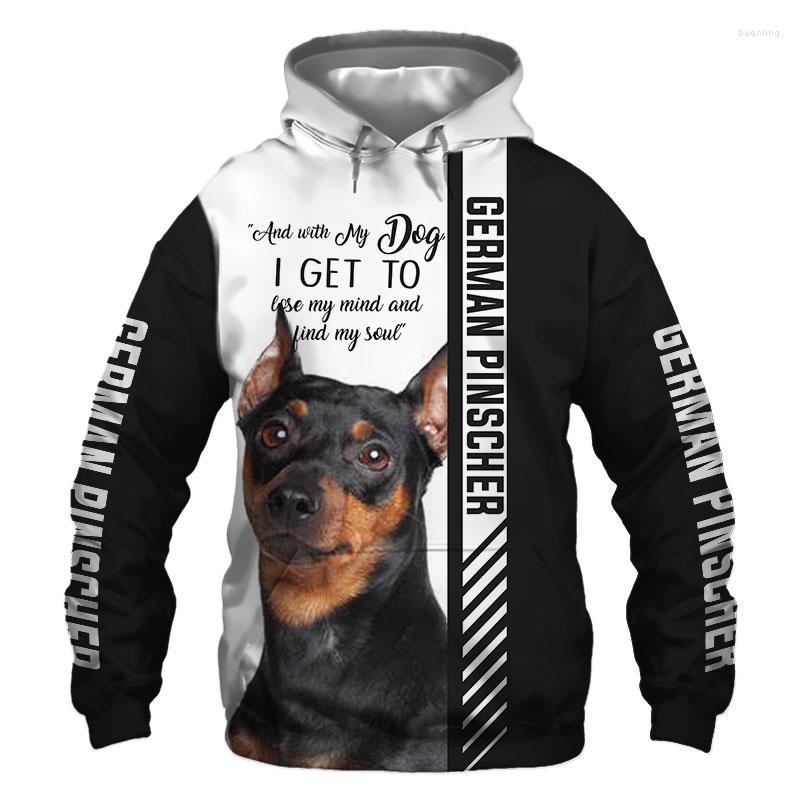 

Men's Hoodies Animal German Pinscher 3D Printed Jacket Men/Women Harajuku Hoodie Unisex Casual Streetwear Sweatshirt Pullover Sudaderas, Sweatshirts