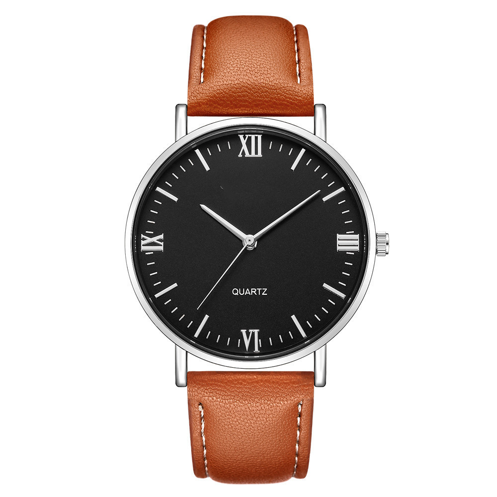 

Business Hand Watch Leather Strap Fashion Watch Birthday Gift Montres de luxe, Color 1