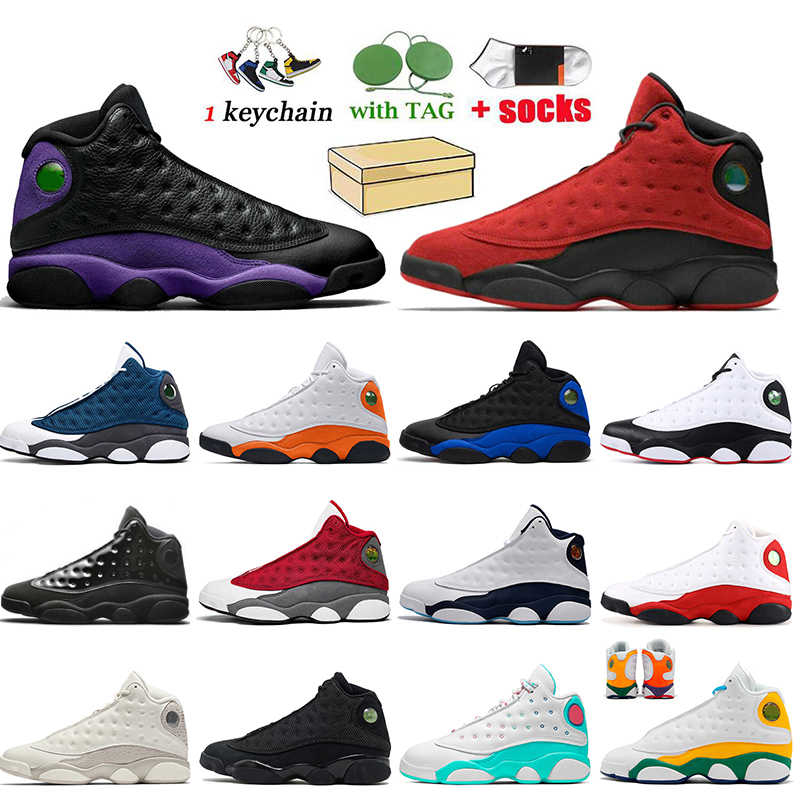 

Shoes Dr 13s Basketball with Box Mens Womens 13 Court Purple Reverse Bred Obsidian Hyper Royal Starfish Flint Ground Sneakers, D41 history of flight 40-47