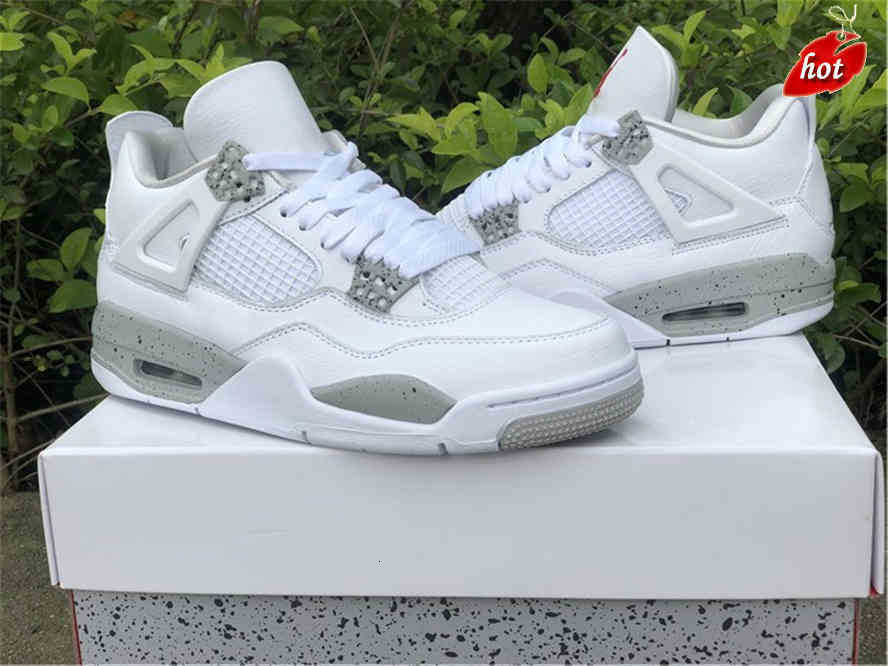 

Shoes Dr Sports Sneakers Release Authentic 4 White Grey Black Fire Red Men Outdoor with Original Us7-13 Ct8527-100 Oreo 4s