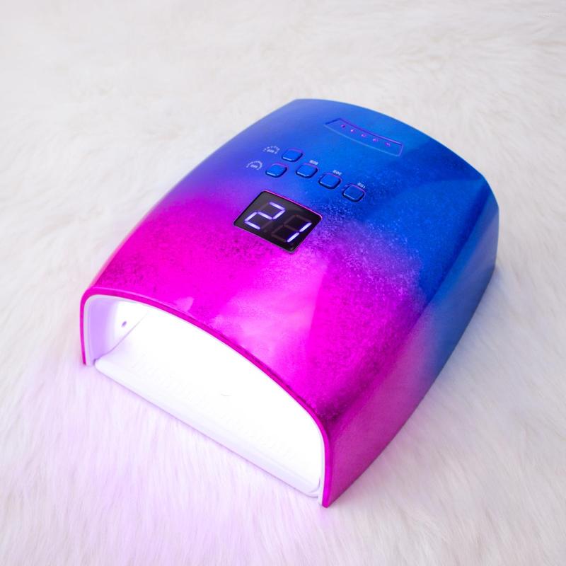 

Nail Dryers S10 Rechargeable Lamp 48W Wireless Gel Dryer Light Manicure Pedicure Lamps Cordless UV LED, S10 white color