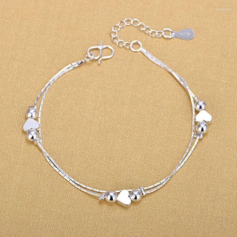 

Anklets Silver 925 Fashion Jewelry Chain Anklet For Women Girls Friend Foot Barefoot Sandals Beach Leg Gift