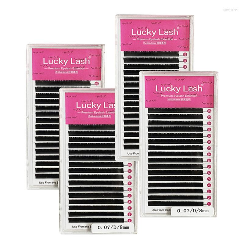 

False Eyelashes L/C/D Curl Eyelash Extension 8-15Mix MaBlack PBT Mink For Grafting L Shaped Makeup Lashes