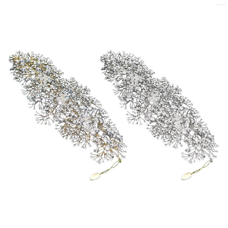 

Headpieces Wedding Headband Rhinestone Hair Accessories Crystal Band For Birthday Brides