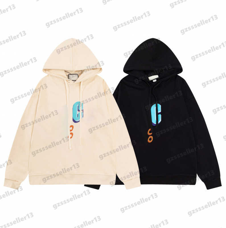 

Luxury Designer Womens Hoodie Jumper Unisex Letter Logo Print Hoodie Fashion Brand Cotton Loose-fitting Hooded Sweatshirt Size S- 2 Colors 0912, 21