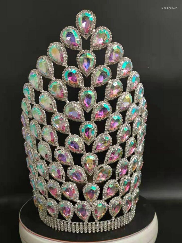 

Headpieces Fascinator Hair Accessory Beauty Pageant Crowns Large Tall For Women