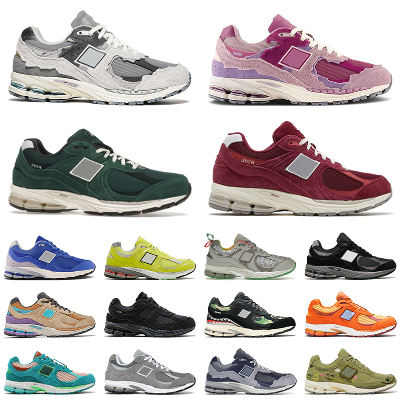 

Protection Pack 2002R Casual Shoes Men Women Triple S Black White Pink Rain Cloud Phantom Sea Salt Sail B2002R Designer Bowling OG Incense Bordeaux Running Sneakers, B2 grey 36-45