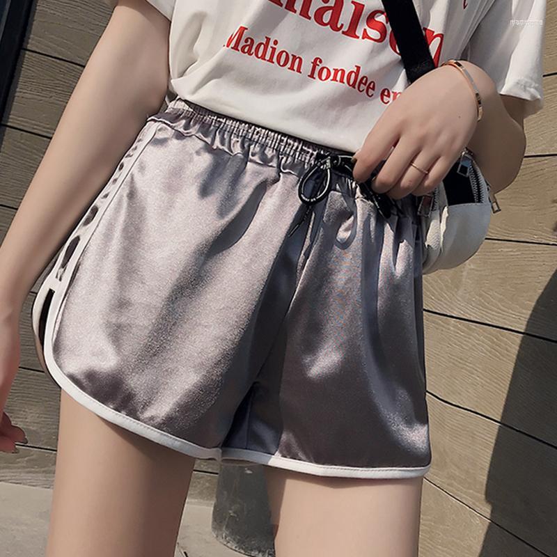 

Women' Shorts Women' Summer Fashion Surfwear Fitness Short Pants Casual Sexy Girl Silky Slim Oversize Cycling Elastic Waist, Heise