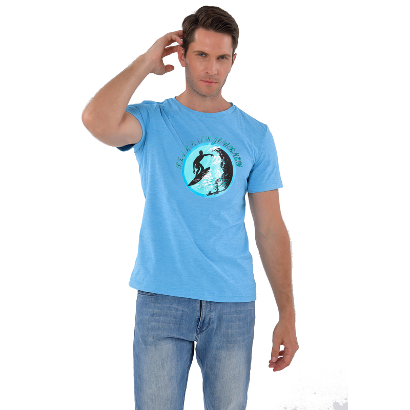 

ZOMETG Men's T-shirts Male Tops Fahion Short Sleeve Tee Shirt for Man, Customize