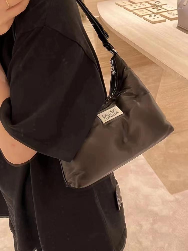 

Evening Bags PU Leather Underarm Bag For Women Brand Trending Number Shoulder Handbags And Purses Female Travel Hand, Beige