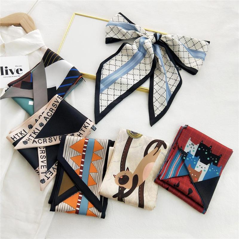 

Scarves Silk Scarf Small Strip Women's Spring And Autumn Decoration Long Narrow Ribbon With Suit Winter Fashion