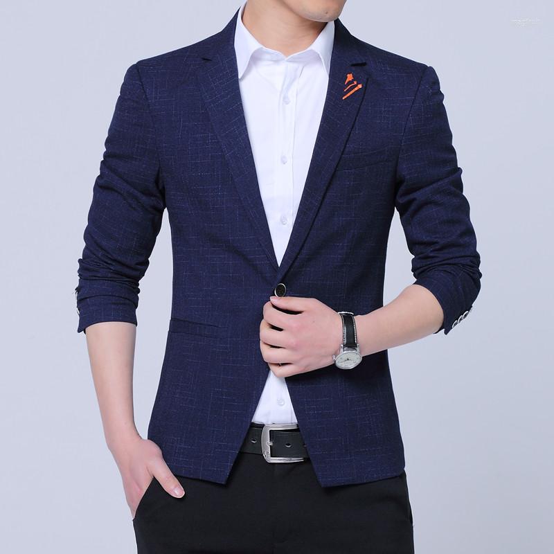 

Men's Suits Casual Suit Coat Male Spring And Autumn Loose Ruffian Handsome Fried Street Clothes Korean Fashion Formal, Dark grey