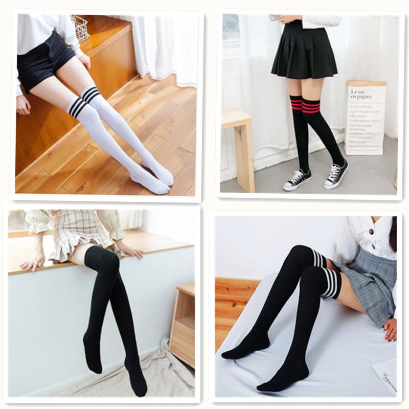 

Women Socks Azayidik Long Thigh Highs Halloween Stockings Sexy Knee High Stripe Lolta Rainbow JK, 12