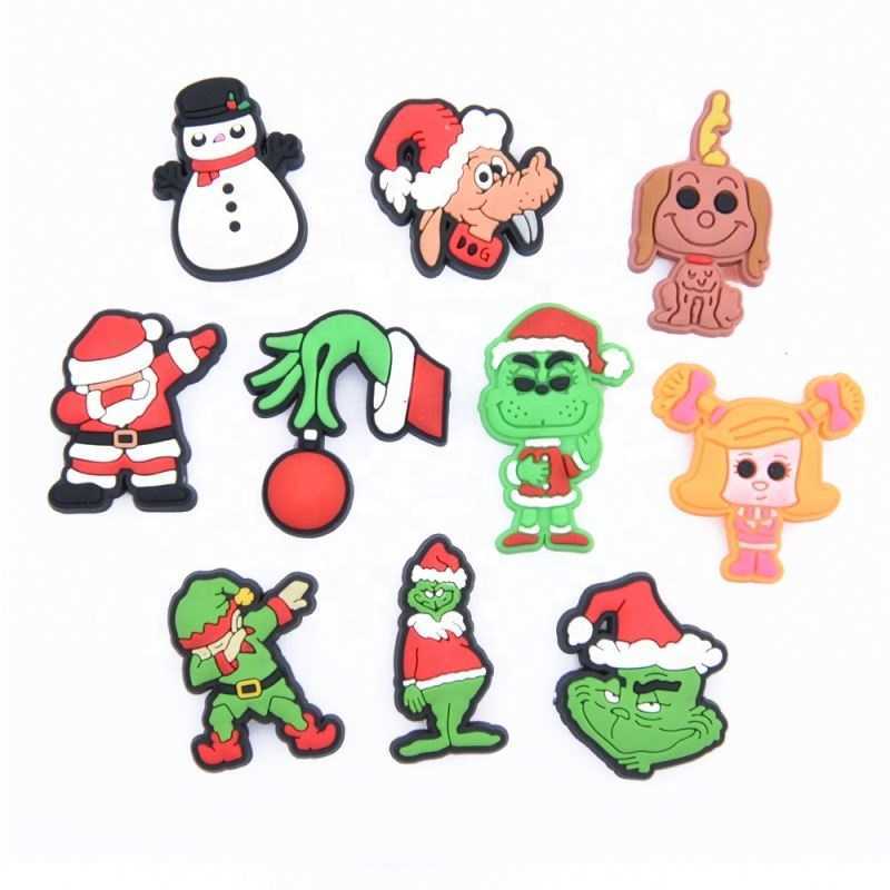 

Shoe Parts Accessories Hocus Pocus Nightmare Stitch Frozen Horror Shoes Charms Monster Anime Pumpkin 2022 Popular Grinch Christmas Shoe Charm