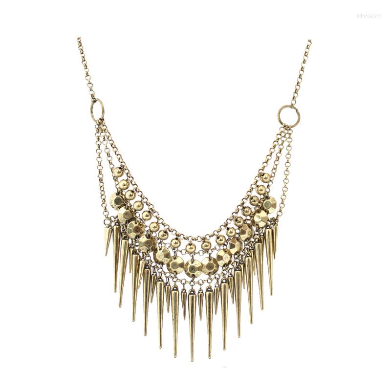 

Choker Design Punk Casual All-match Cone Tassel Old Short Necklace For Women