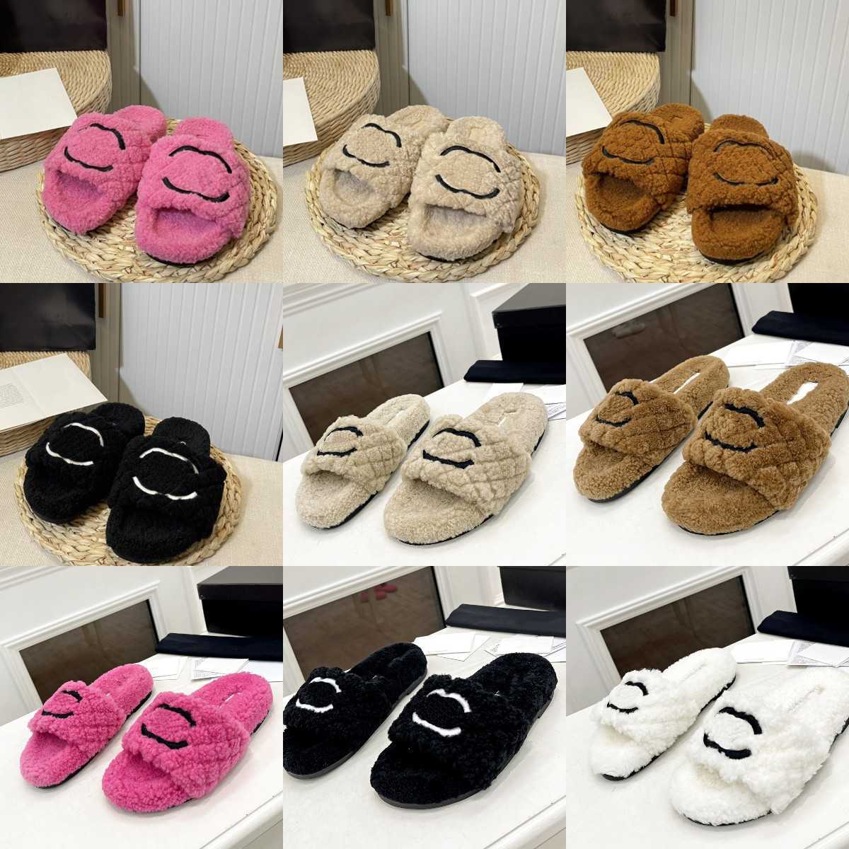 

Womens ladies fur sherpa quilted peep toe slippers girl indoor winter sandals mules faux wool CH and NEL Branded Designers Flip Flops Slip On Platform Slides Sneaker, Fill postage