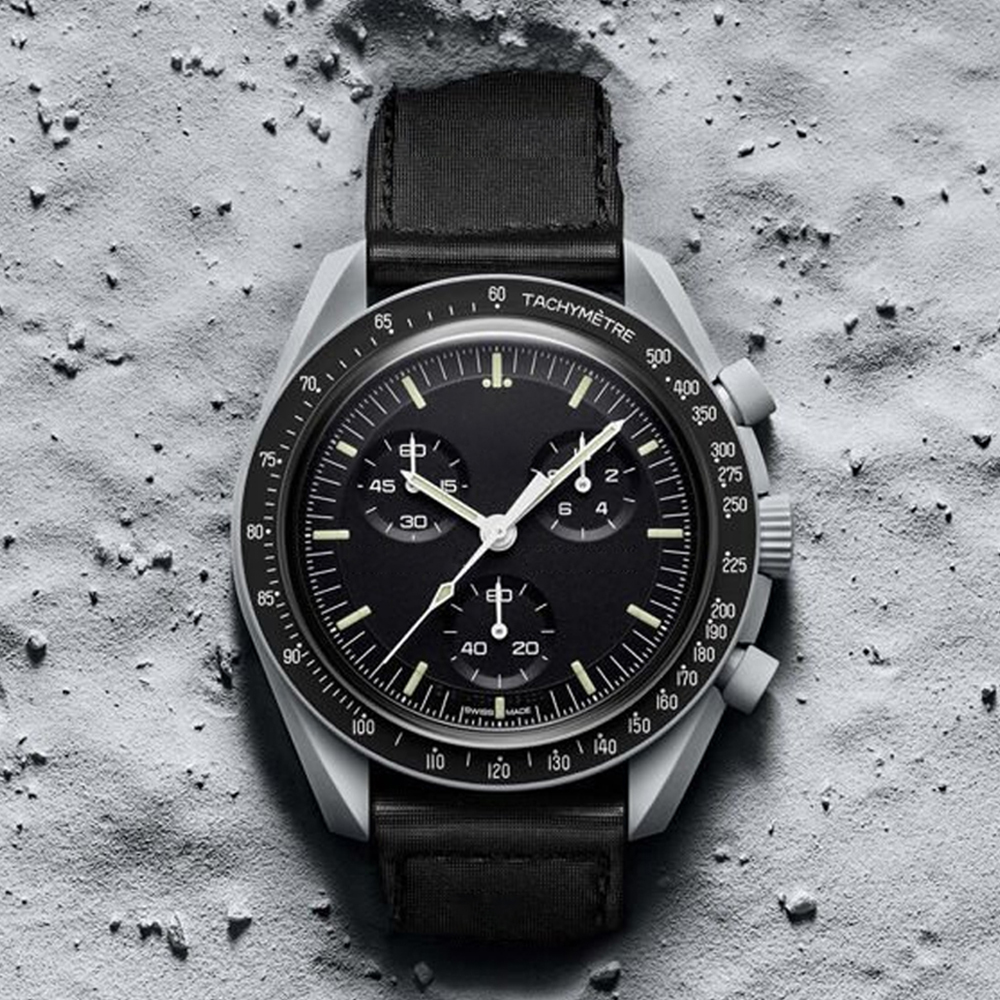 

Moonswatch Bioceramic Planet Moon Quarz Watch Mission To Mercury 42mm Full Function Chronograph Luxury Mens Ladies couple joint name designer Wristwatches, Watch box