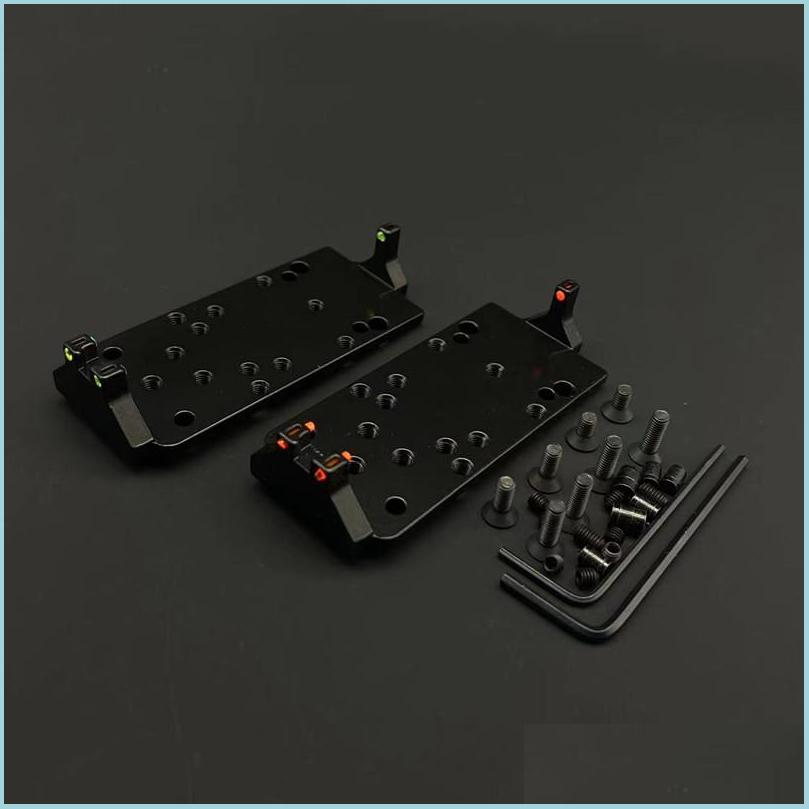 

Tactical Accessories Mount Red Dot Optic Mounting Platform For Glock Plate Base Compatible With Sight Drop Delivery 2022 Sports Outdo Dh01X