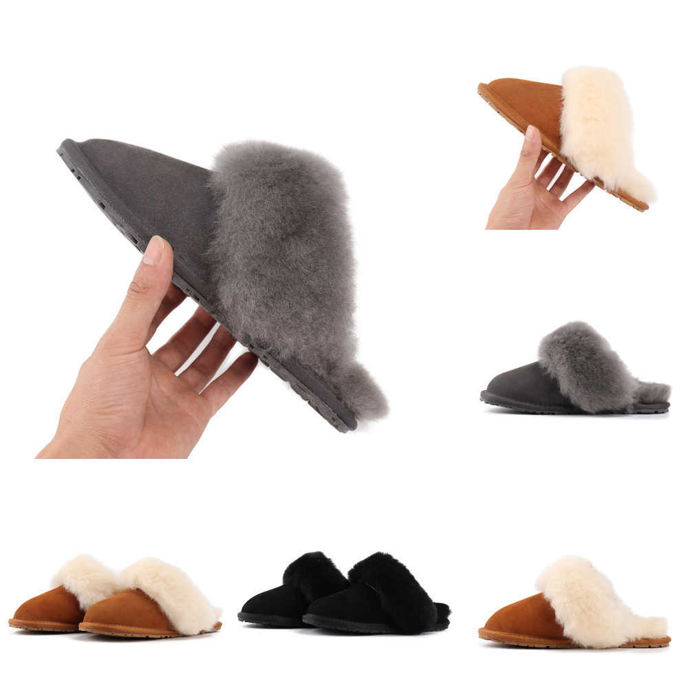 

Designer Hot sell U Classic wggs Slippers scuff sis puffer sandals australia boots goat coquette skin sheepskin Warm furry fluff slides short women Snow keep Warm, Real pcs contact