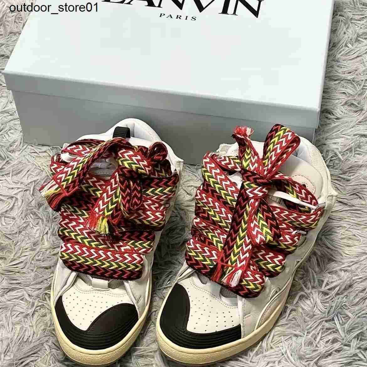 Designer Sneakers Casual Shoes Lanvins Bread Shoes Pure Original Thick soled Sneaker Spring New Couple Forrest Gump Training Shoe